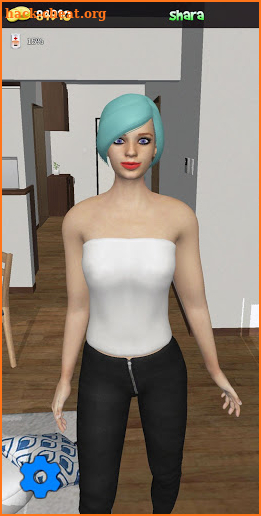 My Virtual Girl at home Pocket Girlfriend Shara 3D screenshot