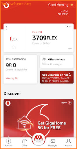 My Vodafone (Qatar) screenshot