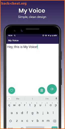 My Voice - Text To Speech (TTS) screenshot