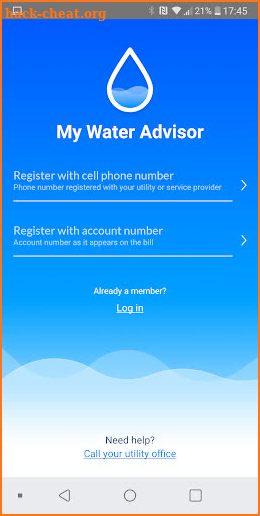 My Water Advisor 2.0 screenshot