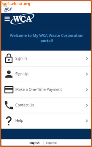 My WCA Waste screenshot