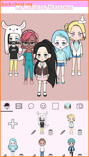 My Webtoon Character - K-pop IDOL avatar maker screenshot