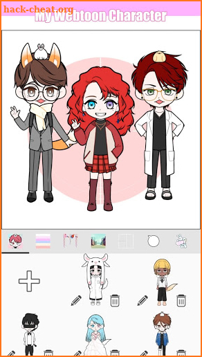 My Webtoon Character - K-pop IDOL avatar maker screenshot