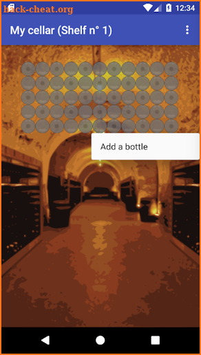 My wine cellar screenshot