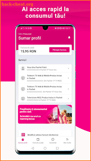 MyAccount Telekom Fix screenshot
