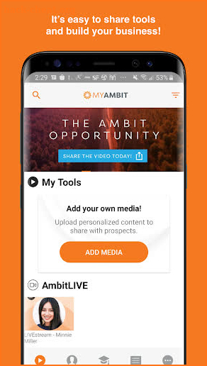 MyAmbit App screenshot
