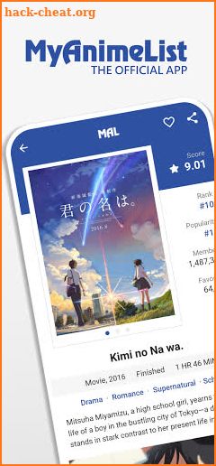 MyAnimeList - Track your anime: anytime, anywhere screenshot