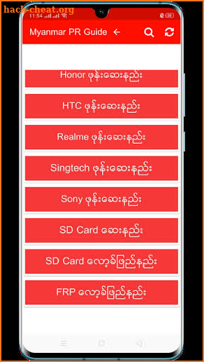 Myanmar PR Guide screenshot