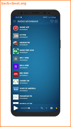 Myanmar Radio Stations: Radio Myanmar screenshot