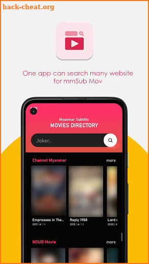 Myanmar Sub Movie Directory screenshot