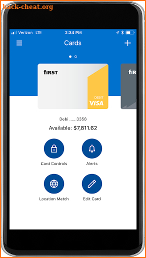 MyCard  CADDY™ First Financial Bank screenshot