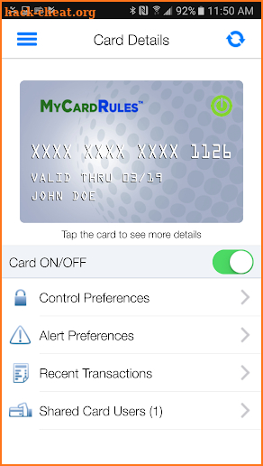 MyCardRules screenshot