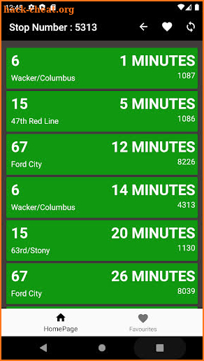 MyChicago Bus Tracker- for CTA screenshot