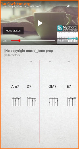 MyChord - Chords Finder for any music screenshot