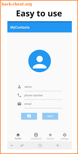 MyContacts - Contact Manager screenshot