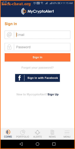 MyCryptoAlert screenshot