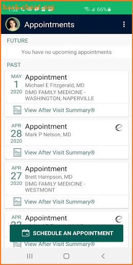 MyDMG Health screenshot