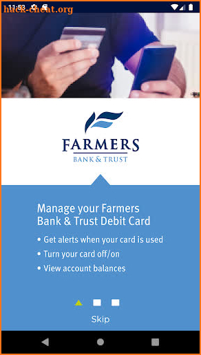 MyFarmers Debit Card Manager screenshot