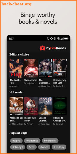 MyFavReads: Novels & Books screenshot
