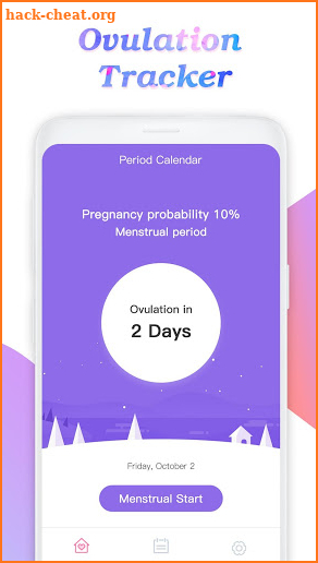 MyFLO Period Calendar Tracker screenshot