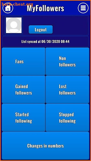 MyFollowers - get followers data screenshot