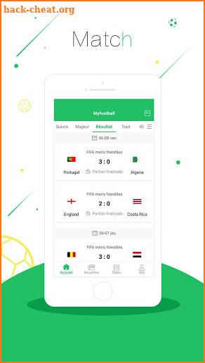 Myfootball- La Coupe du monde 2018, en direct screenshot