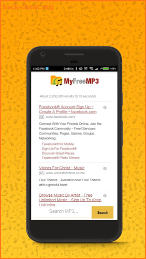 MyFreeMP3 - Search and Download Free MP3 screenshot