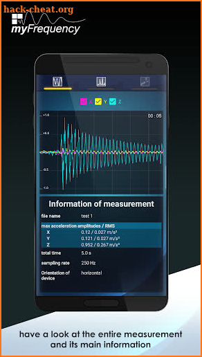myFrequency - Vibration Analysis screenshot