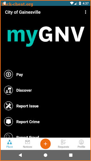 myGNV screenshot