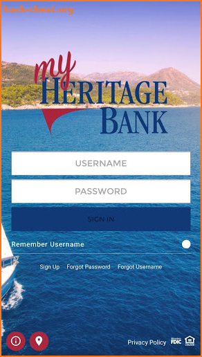 myHeritage Bank screenshot