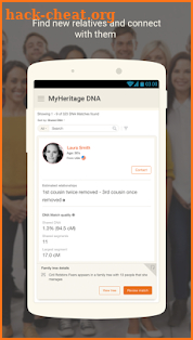 MyHeritage - Family tree, DNA & ancestry search screenshot