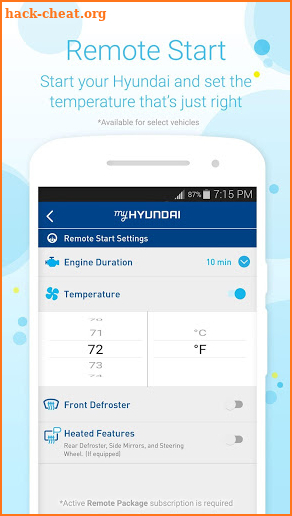 MyHyundai with Blue Link screenshot