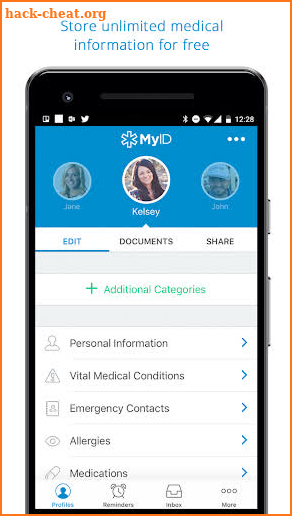 MyID – Medical ID Profile screenshot