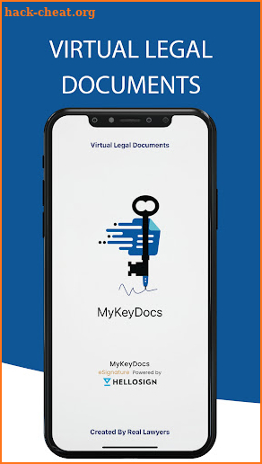 MyKeyDocs - Make virtual legal docs by your phone screenshot