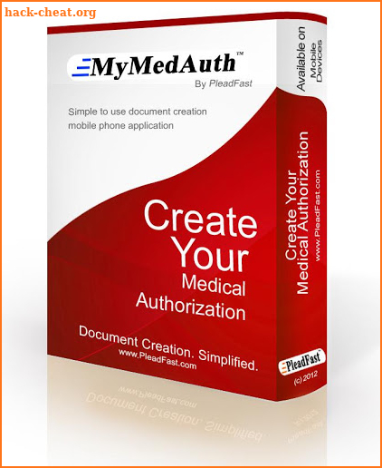 MyMedAuth - HIPAA Medical Form screenshot