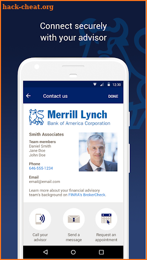MyMerrill for Android screenshot