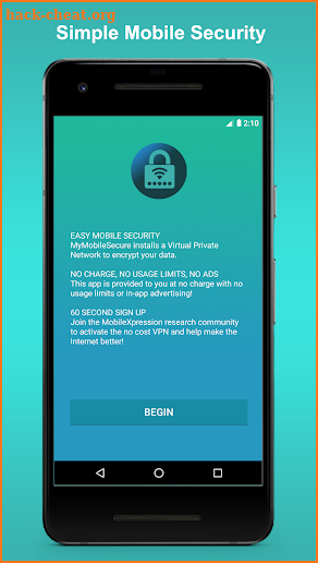 🔒 MyMobileSecure 🔒 Unlimited VPN screenshot