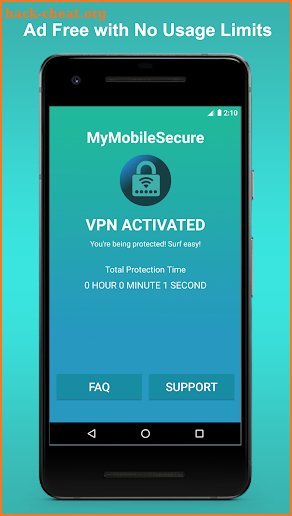 🔒 MyMobileSecure 🔒 Unlimited VPN screenshot