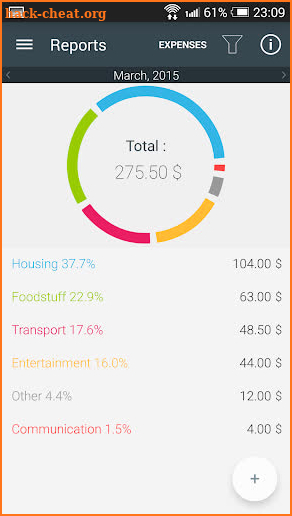 MyMoney. Expense Manager screenshot