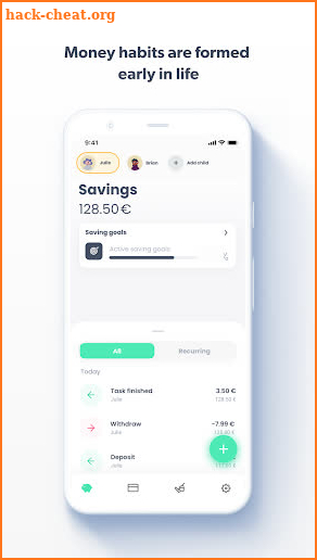 MyMonii - Pocket money app screenshot