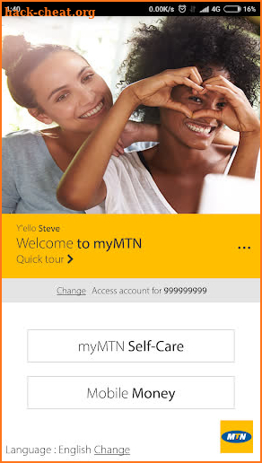 MyMTN screenshot