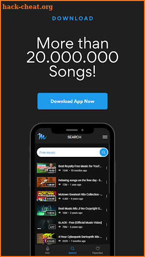 MyMusic: MP3 Player & Search screenshot