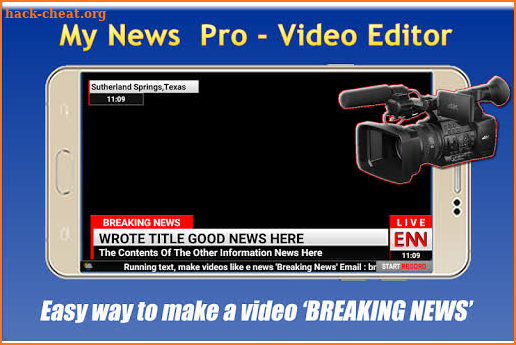 MyNews Rec Pro - Video Editor 2019 screenshot