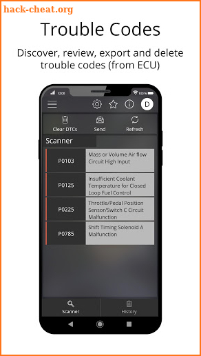 MyOBD Lite – OBD2 diagnostics and car scanner screenshot