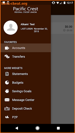myPCFCU Mobile App screenshot