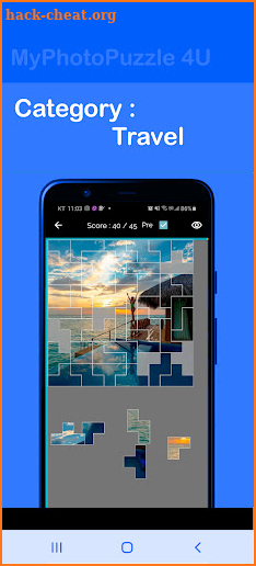 MyPhotoPuzzle4U screenshot