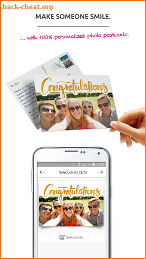 MyPostcard Photo Postcard App and Greeting Cards screenshot