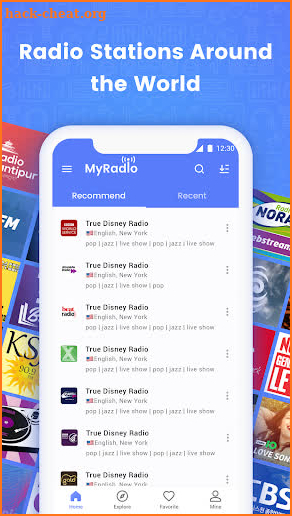 MyRadio - FM Radio App, AM Radio, Radio Stations screenshot