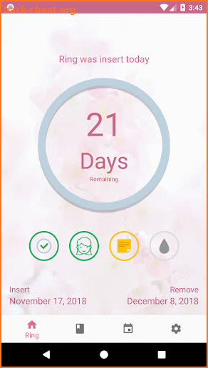 MyRing - Contraceptive ring screenshot