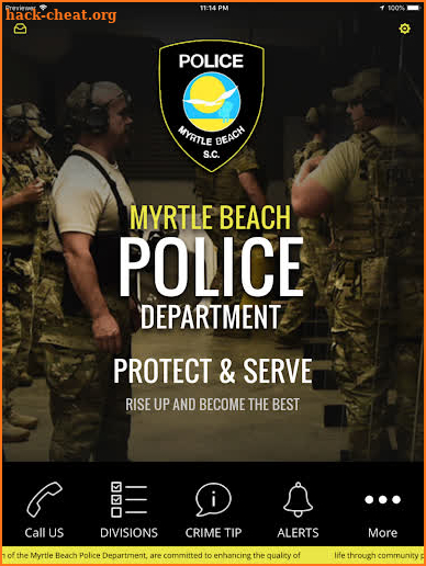 Myrtle Beach Police Department screenshot